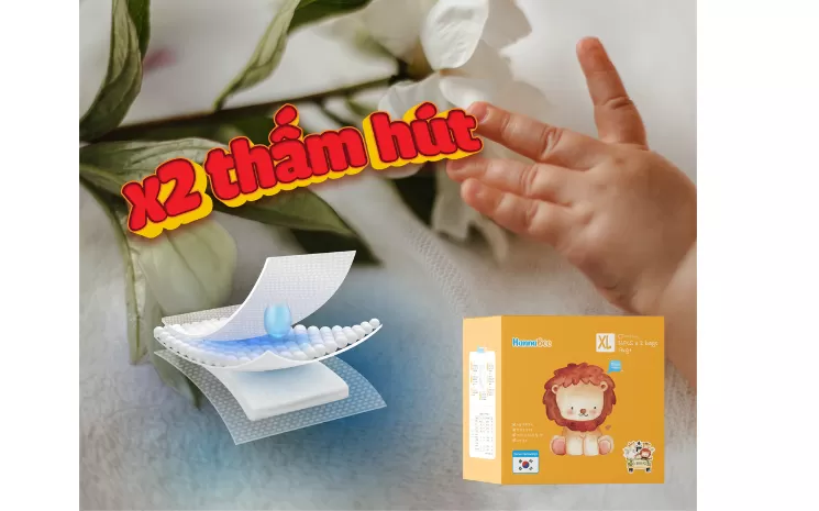 Tã quần Hannabee công nghệ Hàn Quốc size XL